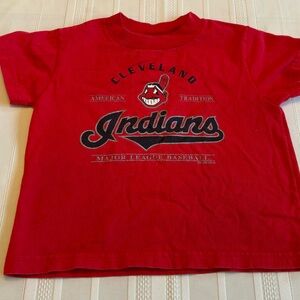 Rabbit Skins Red Cleveland Indians Kids Shirt